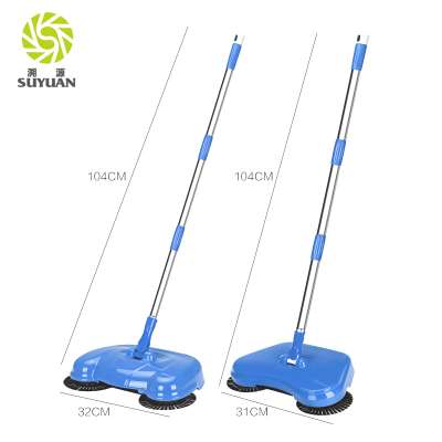 Dust cleaner road brush street sweeper roller brushes, floor sweeper, household spin broom magic dust sweeper